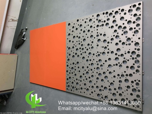 panneau de revêtement en aluminium à motif creux de 2,5 mm avec finition pvdf pour façade mur rideau panneau solide panneau unique