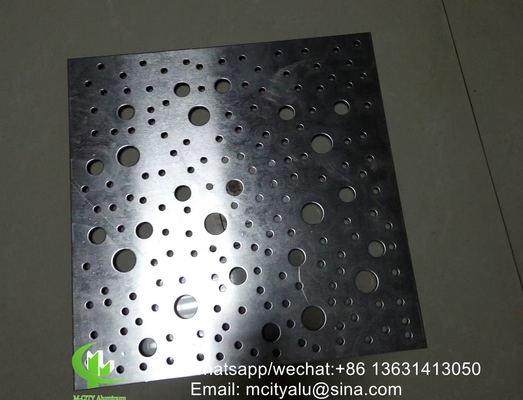 Écran laser CNC Perforé 3 mm Panneau de revêtement en aluminium métallique