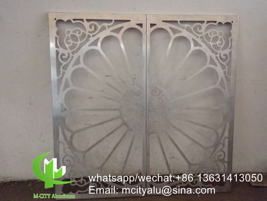 feuille de placage en aluminium métallique revêtement de façade en métal feuille de pliage pour façade mur rideau décoration de l'écran de confidentialité