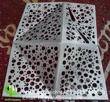 Panneau de revêtement en aluminium pour façade en poudre d'une épaisseur de 3 mm