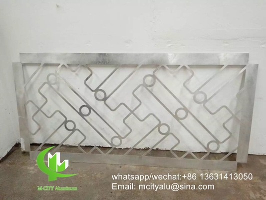 Panneau perforé pour écran creux en aluminium métallique pour la décoration