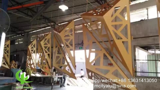 Panneau de revêtement en aluminium pour façade en poudre d'une épaisseur de 3 mm