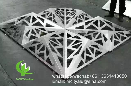 Panneau de revêtement en aluminium pour façade en poudre d'une épaisseur de 3 mm