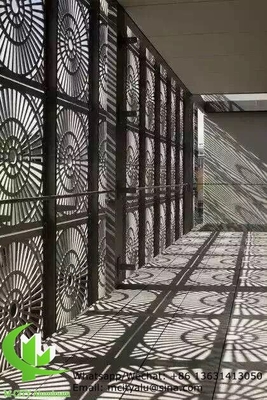 Panneau de coupe laser en aluminium pour la décoration murale avec peinture pvdf de 2 mm d'épaisseur