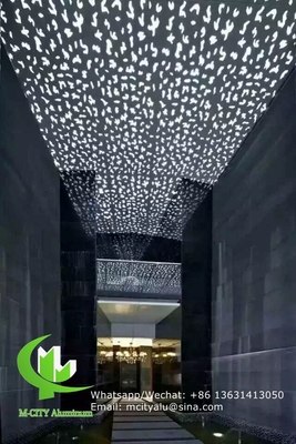 Panneau de coupe laser en aluminium pour la décoration murale avec peinture pvdf de 2 mm d'épaisseur