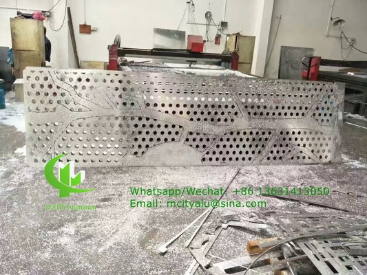 feuille d'écran en aluminium à découpe laser cnc pour la décoration de revêtements muraux