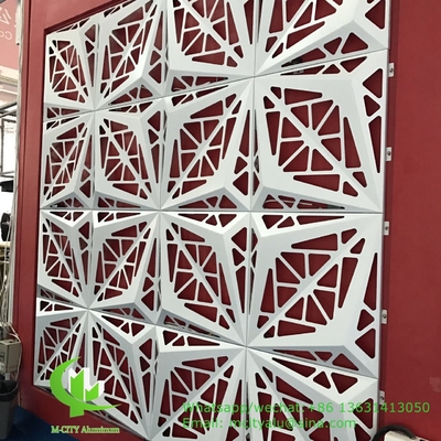 Fabrication sur mesure Panneau perforant en aluminium pour mur rideau de façade d'une épaisseur de 2,5 mm