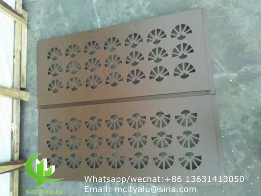 Panneau de découpe laser en aluminium métallique avec différents modèles de panneau de découpe laser pour fenêtre de façade de balcon
