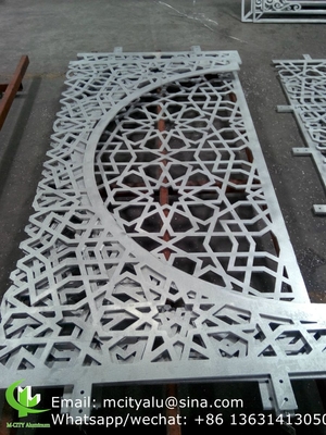 Façade en aluminium en panneau massif revêtement de feuille de pliage 2,5 mm d'épaisseur pour la décoration de façade mur rideau