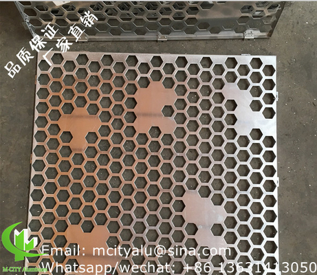 panneau solide perforé en aluminium métallique, panneau de revêtement de façade, panneau de revêtement pour panneau d'écran de mur de rideau