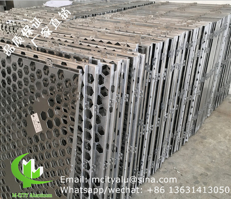 panneau solide perforé en aluminium métallique, panneau de revêtement de façade, panneau de revêtement pour panneau d'écran de mur de rideau