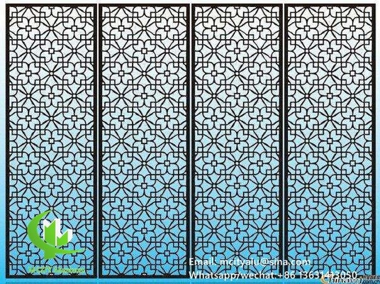 Panneau mural creux en aluminium pour revêtement de façade de mur de rideau panneau mural avec écran perforé de 2 mm d'épaisseur
