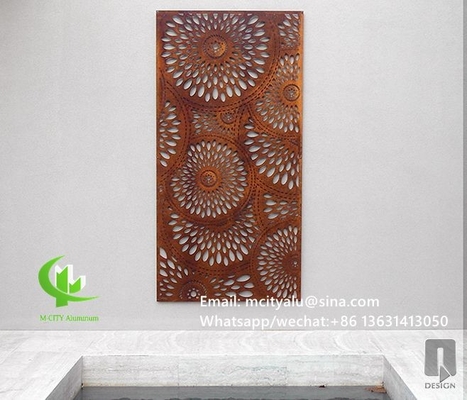 Panneau mural en aluminium pour revêtement de façade de mur de rideau panneau mural avec écran perforé de 2 mm d'épaisseur