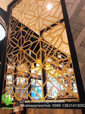 Plaque perforée en aluminium pour écran de fenêtre, avec écran de découpe laser de 2 mm d'épaisseur