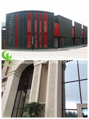 Plaque perforée d'aluminium pour clôture de façade avec coupe laser d'épaisseur 2 mm