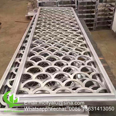 Panneau perforé en aluminium pour écran de protection de la vie privée pour revêtement de façade de mur de rideau panneau mural perforé