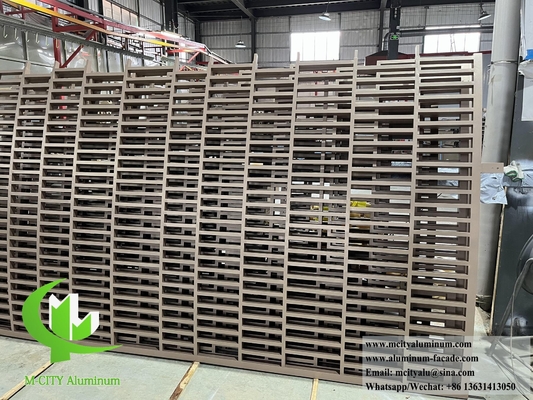 PVDF revêtement métallique panneaux en feuille perforée en aluminium pour la décoration de bâtiments