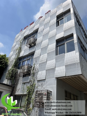 Panneau de revêtement en aluminium avec feuille métallique perforée de 3 mm d'épaisseur