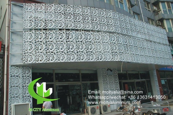 panneau de revêtement en aluminium Panneau de mur décoratif en aluminium massif pour façade avec feuille de métal de 2 mm 1m x 1m