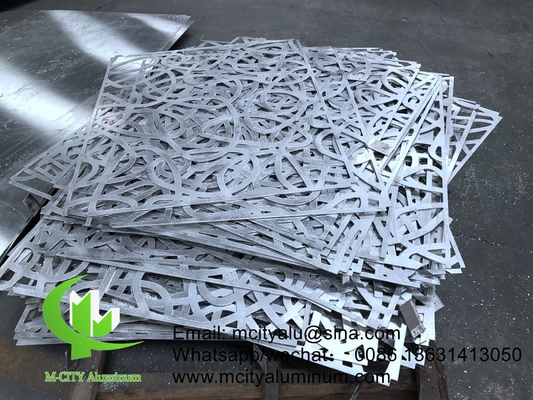 feuille perforée métallique en aluminium métallique, revêtement de façade pour écran de protection de la vie privée, feuille de pliage d'épaisseur de 2,5 mm pour la décoration