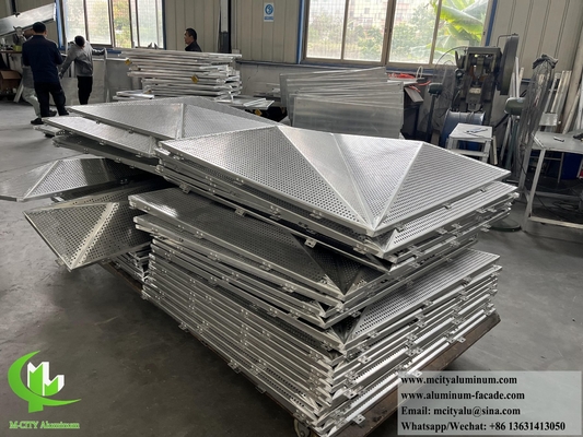 Système de façade d'écran en aluminium