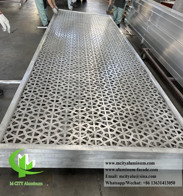 Écran métallique à découpe laser Panneaux de coupe laser en aluminium Écran décoratif