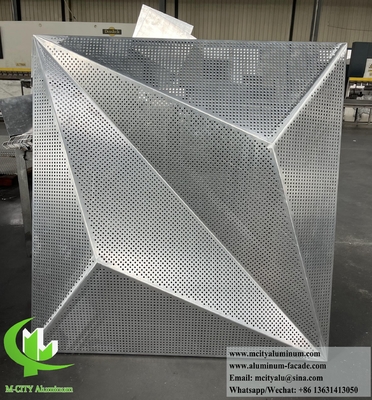 Système de façade d'écran en aluminium