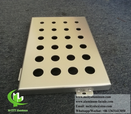 Écrans métalliques décoratifs de 3 mm Panneaux en aluminium revêtement de façade à Foshan, Chine