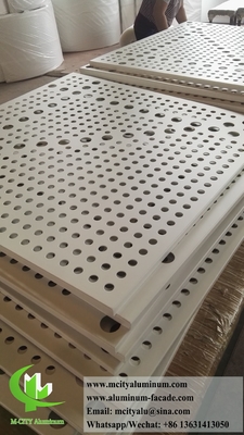 Écrans métalliques décoratifs de 3 mm Panneaux en aluminium revêtement de façade à Foshan, Chine