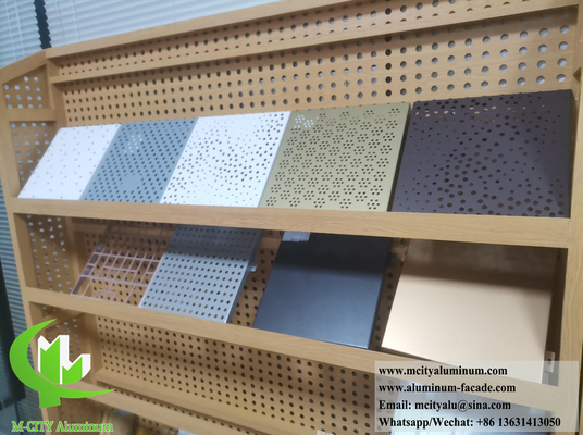 Panneaux métalliques en feuille d'aluminium pour revêtement de colonne