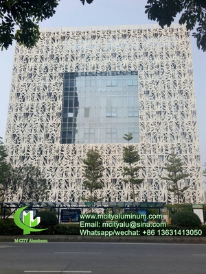 Akzo Nobel Façade perforée 3mm métallique en aluminium 3d revêtement de façade à motifs
