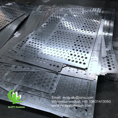 Plaque perforée d'aluminium pour fenêtre de protection de la vie privée