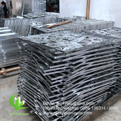 Métal Panneau perforé en aluminium pour façade voile de protection de la vie privée clôture avec écran de perforation métallique de 2 mm d'épaisseur