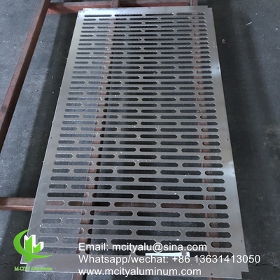 feuille perforée en aluminium pour revêtement de façade, revêtement de mur, revêtement de bâtiment extérieur pour bâtiment ou plafond