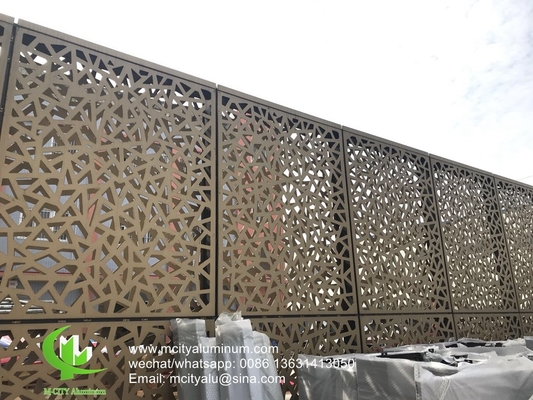 Plaque perforée d'aluminium pour fenêtre de protection de la vie privée