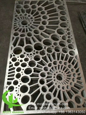 Plaque perforée d'aluminium pour fenêtre de protection de la vie privée