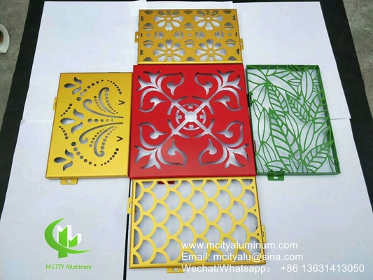panneau perforant en aluminium façade revêtement mural panneau extérieur de revêtement de bâtiment pour bâtiment ou plafond