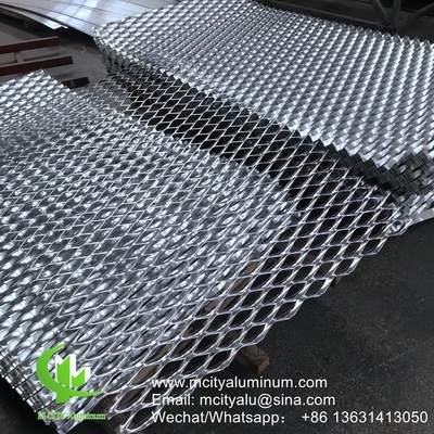 maillage en aluminium pour les panneaux de revêtement de murs de façade, revêtement extérieur de bâtiment pour les plafonds intérieurs et extérieurs