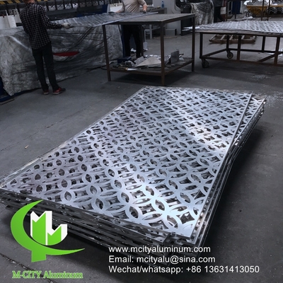 maillage en aluminium pour les panneaux de revêtement de murs de façade, revêtement extérieur de bâtiment pour les plafonds intérieurs et extérieurs