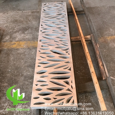 Panneau de décoration de façade perforée en aluminium de 2 mm pour revêtement de façade de mur de rideau panneau de mur perforé