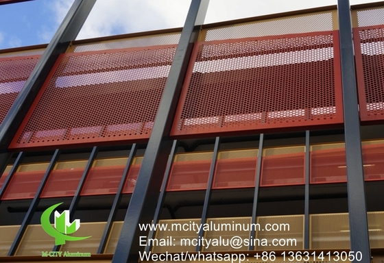 feuille perforée en aluminium pour revêtement de façade, revêtement de mur, revêtement de bâtiment extérieur pour bâtiment ou plafond
