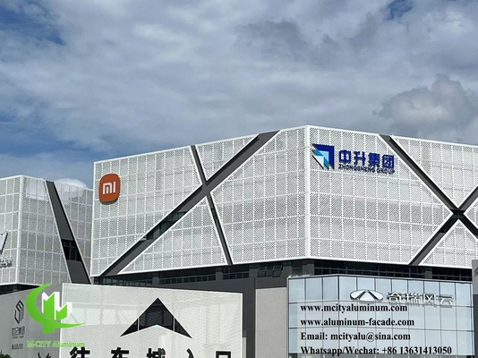 Façade en aluminium perforé personnalisable Facile à installer et à entretenir