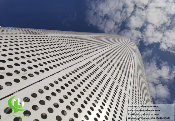 Perforation de revêtements métalliques avec des trous en feuille d'aluminium massif à motif