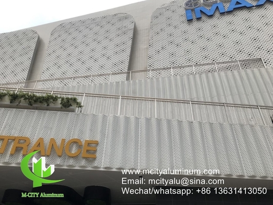 Panneau d'aluminium 3D façade revêtement mural panneau extérieur de revêtement de bâtiment pour le bâtiment face extérieure