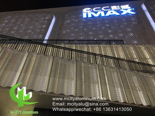 Panneau d'aluminium 3D façade revêtement mural panneau extérieur de revêtement de bâtiment pour le bâtiment face extérieure