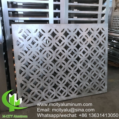 Panneau de revêtement murale de façade en aluminium perforé, revêtement avant extérieur du bâtiment pour le mur rideau du bâtiment