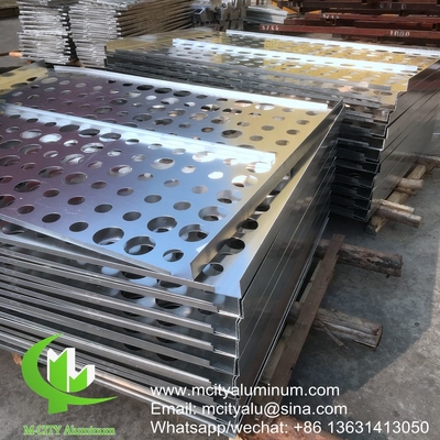 CNC gravé façade aluminium décoratif façade wall cladding exterior building curtain wall patterned façade ceiling