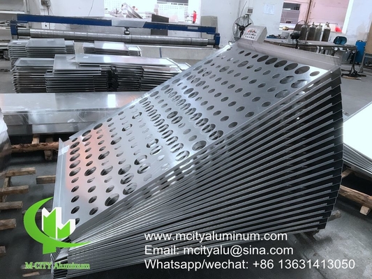 CNC gravé façade aluminium décoratif façade wall cladding exterior building curtain wall patterned façade ceiling