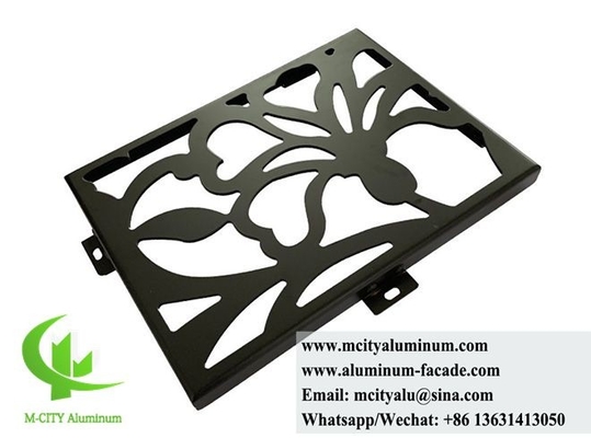 Écran métallique à découpe laser feuille d'aluminium solide d'aluminium 3 mm avec motif
