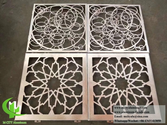 Écran métallique perforant CNC pour la décoration de revêtements muraux